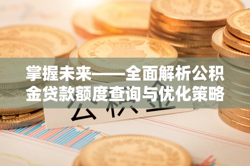 寿丰掌握未来——全面解析公积金贷款额度查询与优化策略