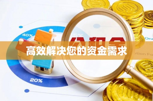 寿丰高效解决您的资金需求