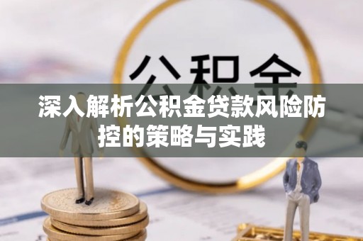 寿丰深入解析公积金贷款风险防控的策略与实践