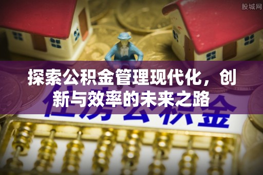 寿丰探索公积金管理现代化，创新与效率的未来之路