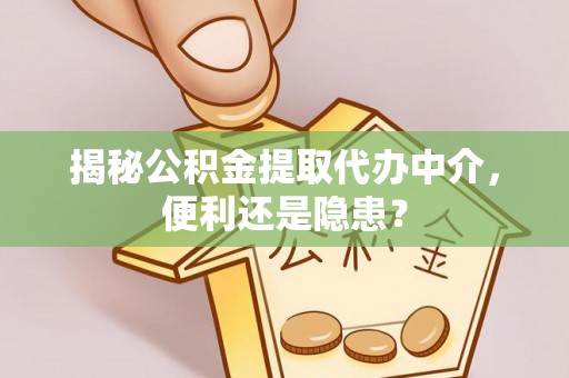 寿丰揭秘公积金提取代办中介，便利还是隐患？