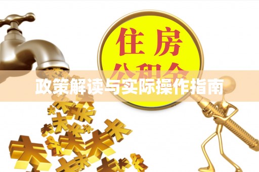 寿丰政策解读与实际操作指南
