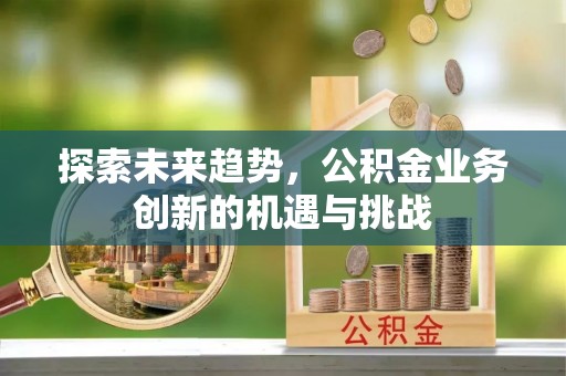 寿丰探索未来趋势，公积金业务创新的机遇与挑战