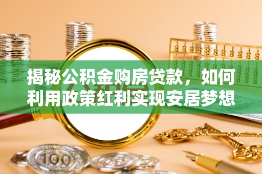 寿丰揭秘公积金购房贷款，如何利用政策红利实现安居梦想