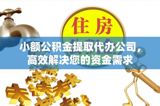 寿丰小额公积金提取代办公司，高效解决您的资金需求