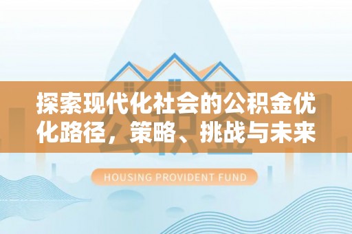 寿丰探索现代化社会的公积金优化路径，策略、挑战与未来展望