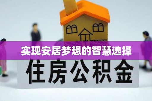 寿丰实现安居梦想的智慧选择