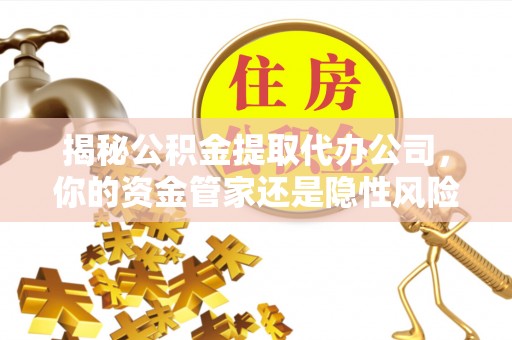 寿丰揭秘公积金提取代办公司，你的资金管家还是隐性风险？