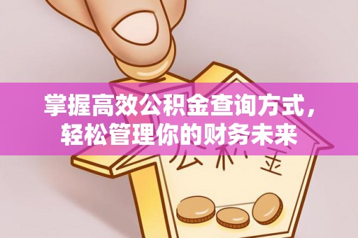 寿丰掌握高效公积金查询方式，轻松管理你的财务未来