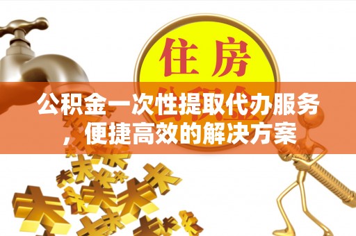 寿丰公积金一次性提取代办服务，便捷高效的解决方案