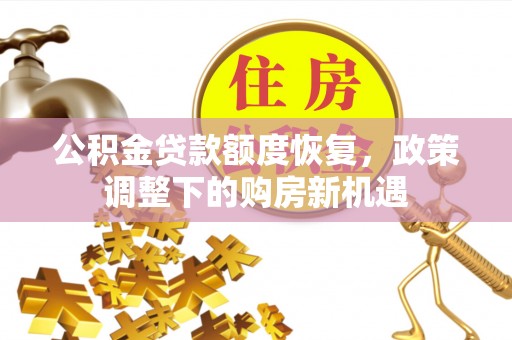 寿丰公积金贷款额度恢复，政策调整下的购房新机遇