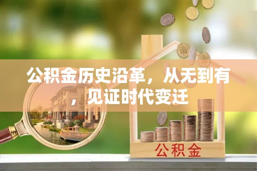 寿丰公积金历史沿革，从无到有，见证时代变迁