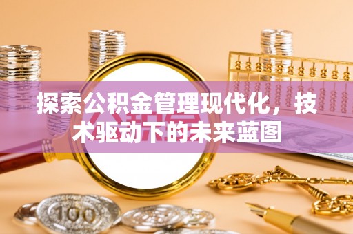 寿丰探索公积金管理现代化，技术驱动下的未来蓝图