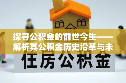 寿丰探寻公积金的前世今生——解析其公积金历史沿革与未来方向