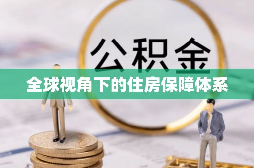 寿丰全球视角下的住房保障体系