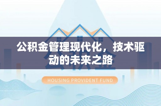 寿丰公积金管理现代化，技术驱动的未来之路